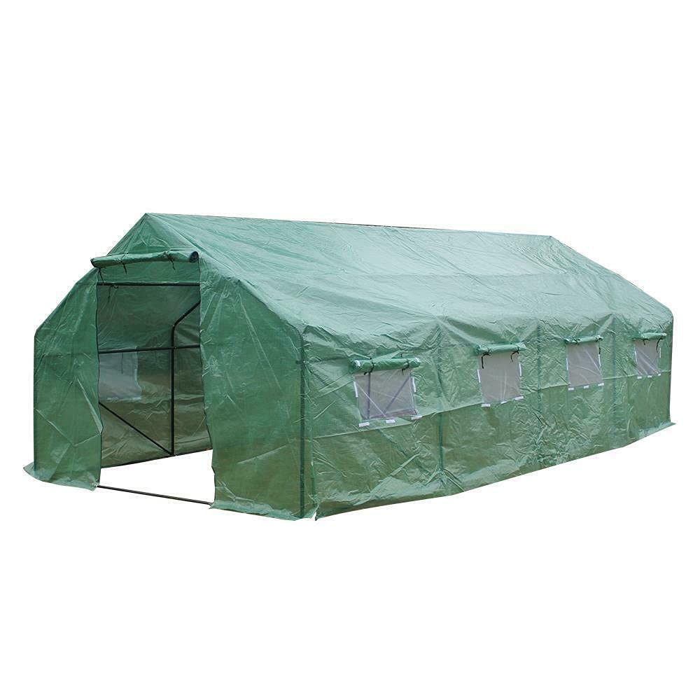 20'x10'x7' Steel Frame Portable Greenhouse for Outdoor Gardening - Durable Plant Greenhouse for Vegetables, Flowers & Seedlings - Perfect for Backyard, Patio & Indoor Gardening Supplies