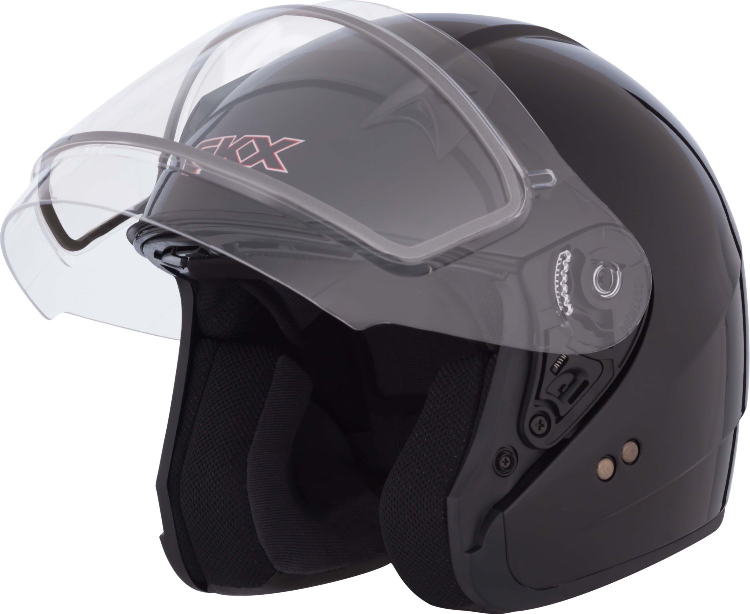CKX VG977 Open-Face Motorcycle Helmet for Men & Women - Winter Snowmobile Helmet with Solid Double Shield Visor - Perfect for Snowmobiling, ATV Riding & Cold Weather Motorcycling
