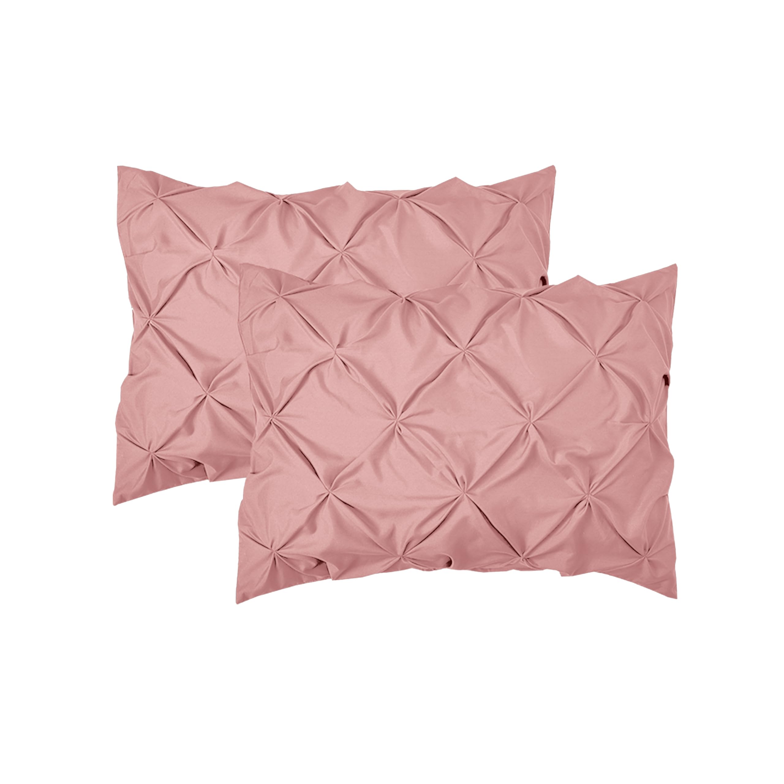 Luxury 6-Piece Comforter Set - Ultra Soft Bed in a Bag with Double Sided Storage Pockets, Twin/Twin XL, Dusty Rose | Perfect for Guest Rooms, Dormitories & Cozy Bedroom Decor