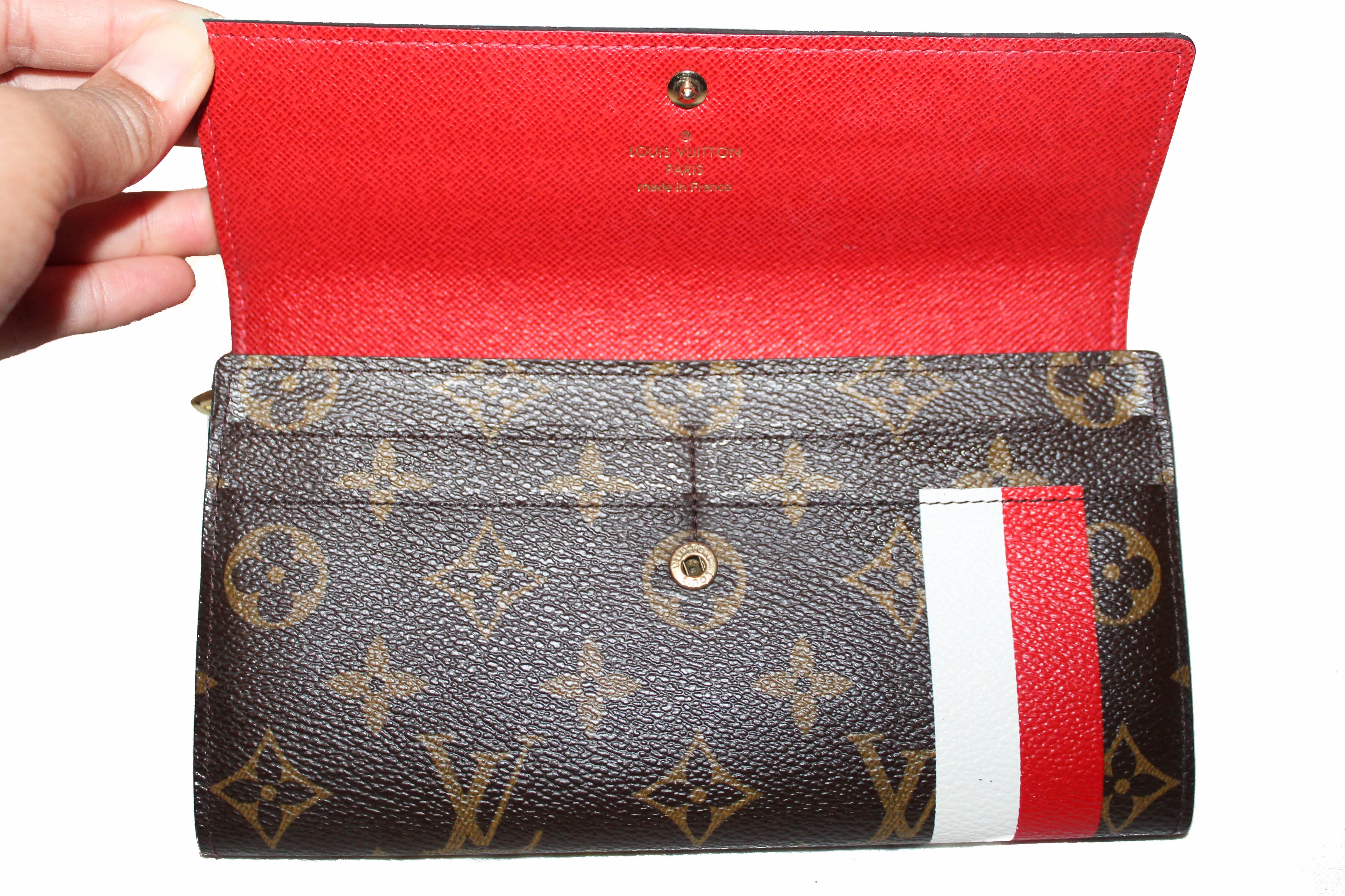 Authentic Louis Vuitton Limited Edition Monogram Sarah Wallet for Women - Luxury Designer Crossbody Clutch for Parties, Travel & Everyday Use