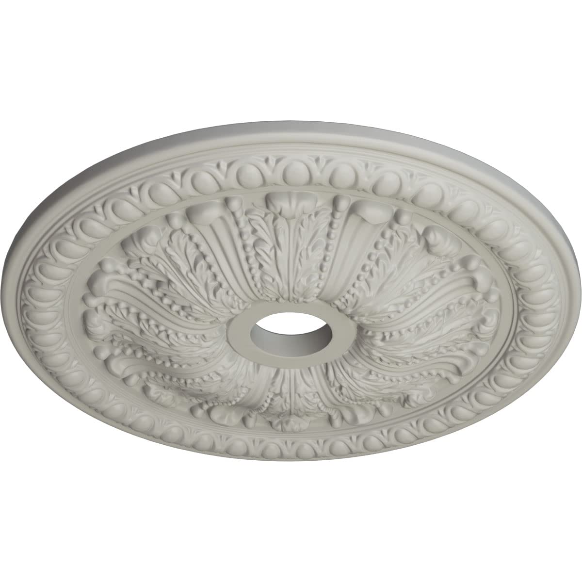 Ekena Millwork CM27TOPCF Tomango Egg & Dart Ceiling Medallion - 27 7/8