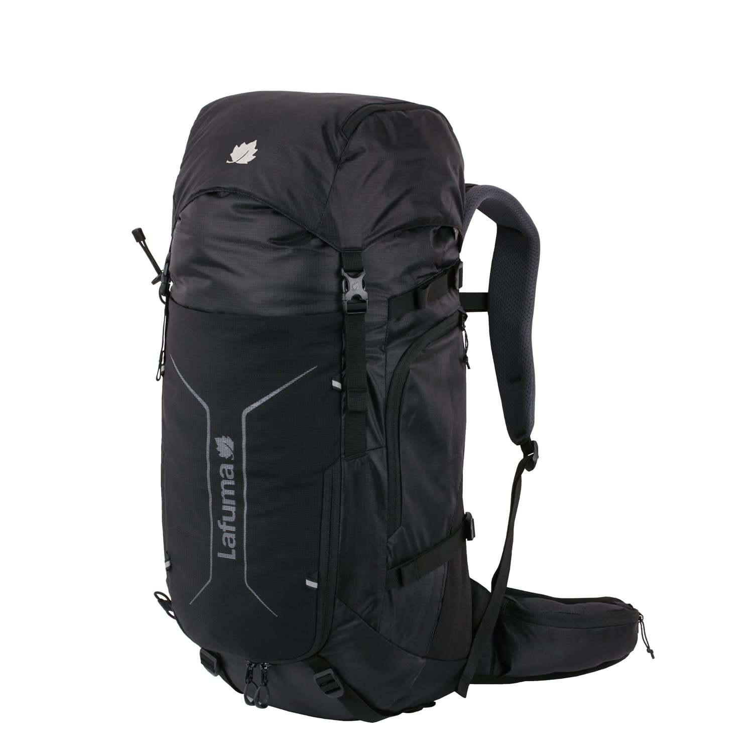 Lafuma Classic Backpack - 40L Black Hiking Backpack for Men & Women - Perfect for Outdoor Adventures, Camping, and Travel