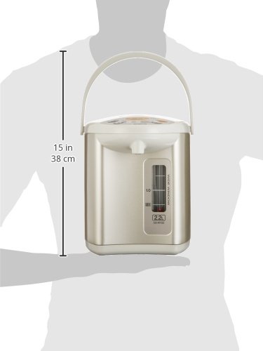 Zojirushi CD-WY22-HA 2.2L Electric Water Boiler & Warmer Pot - Gray - Fast Heating, Auto Keep Warm - Perfect for Tea, Coffee, Instant Noodles & Home Office Use
