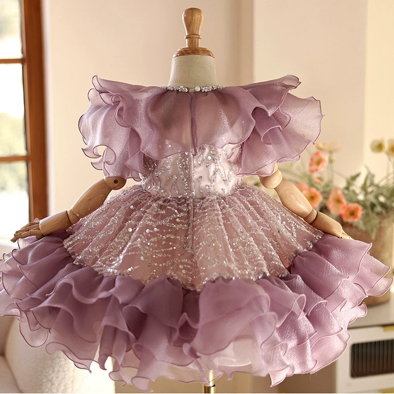 Princess Dress for Girls - Elegant Birthday Party & Baptism Gown | Perfect for Special Occasions, Photo Shoots & Celebrations