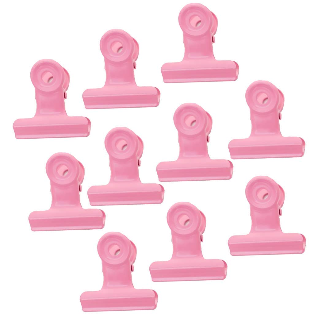 20pcs Pink Metal Hinge Clips - Heavy Duty Paper Clips, File Binder Clamps for Photos, Pictures, Documents - Perfect for Office, School, Home Organization & Craft Projects