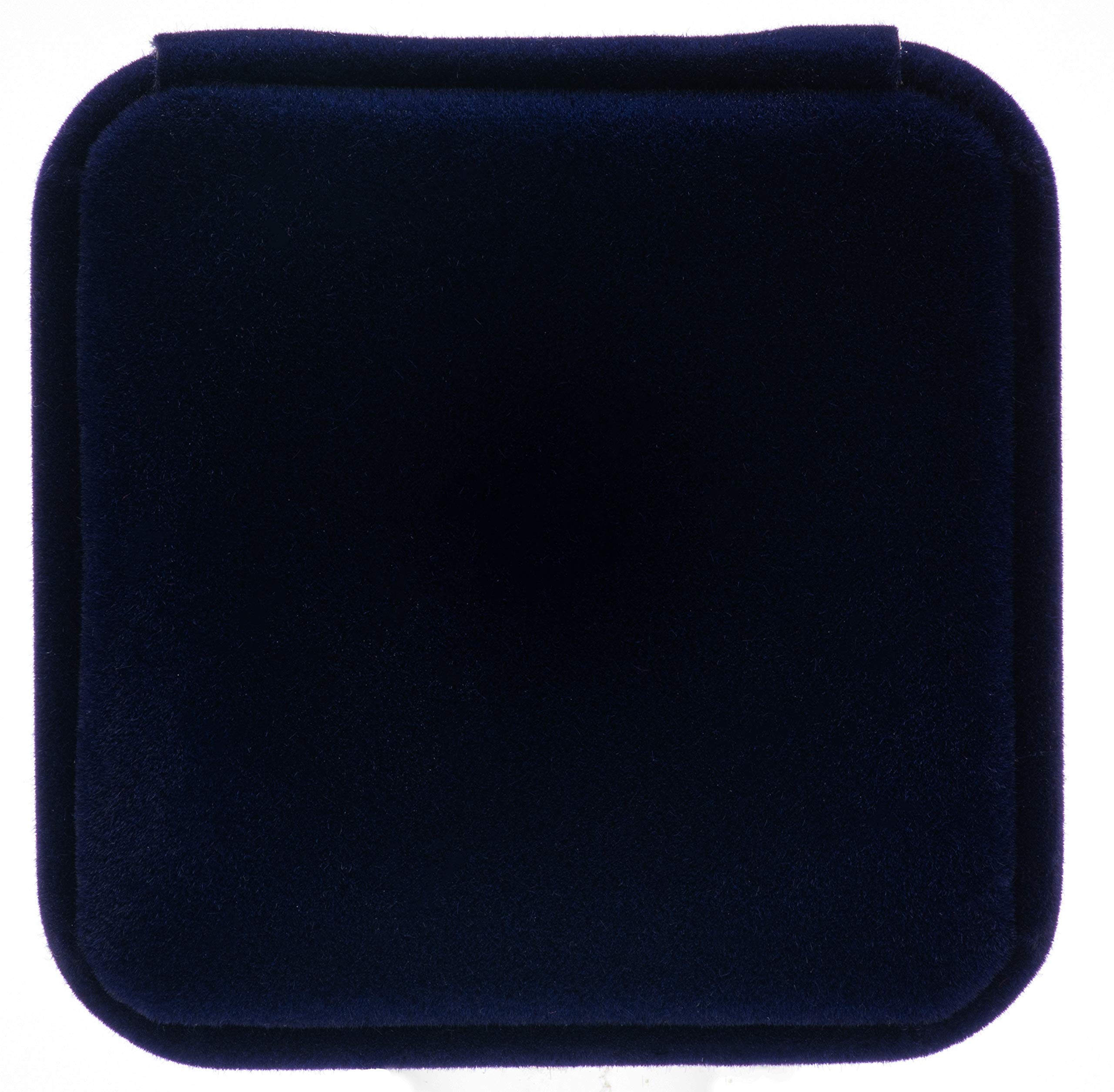 Luxury Velvet Jewelry Gift Box for Necklace & Pendant - Elegant Blue Jewelry Storage Case | Perfect for Gifts, Travel & Home Organization