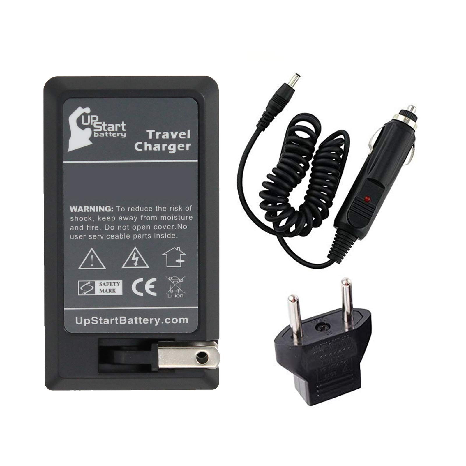 Original Sony NP-FZ100 Battery Charger with Car Plug & EU Adapter - Fast Charging for Sony A9, A7R III, A7 III Digital Cameras - Perfect for Travel, Photography & Vlogging