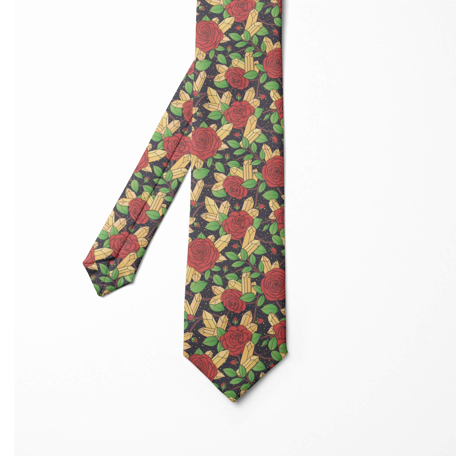 Ambesonne Floral Necktie - 3.7