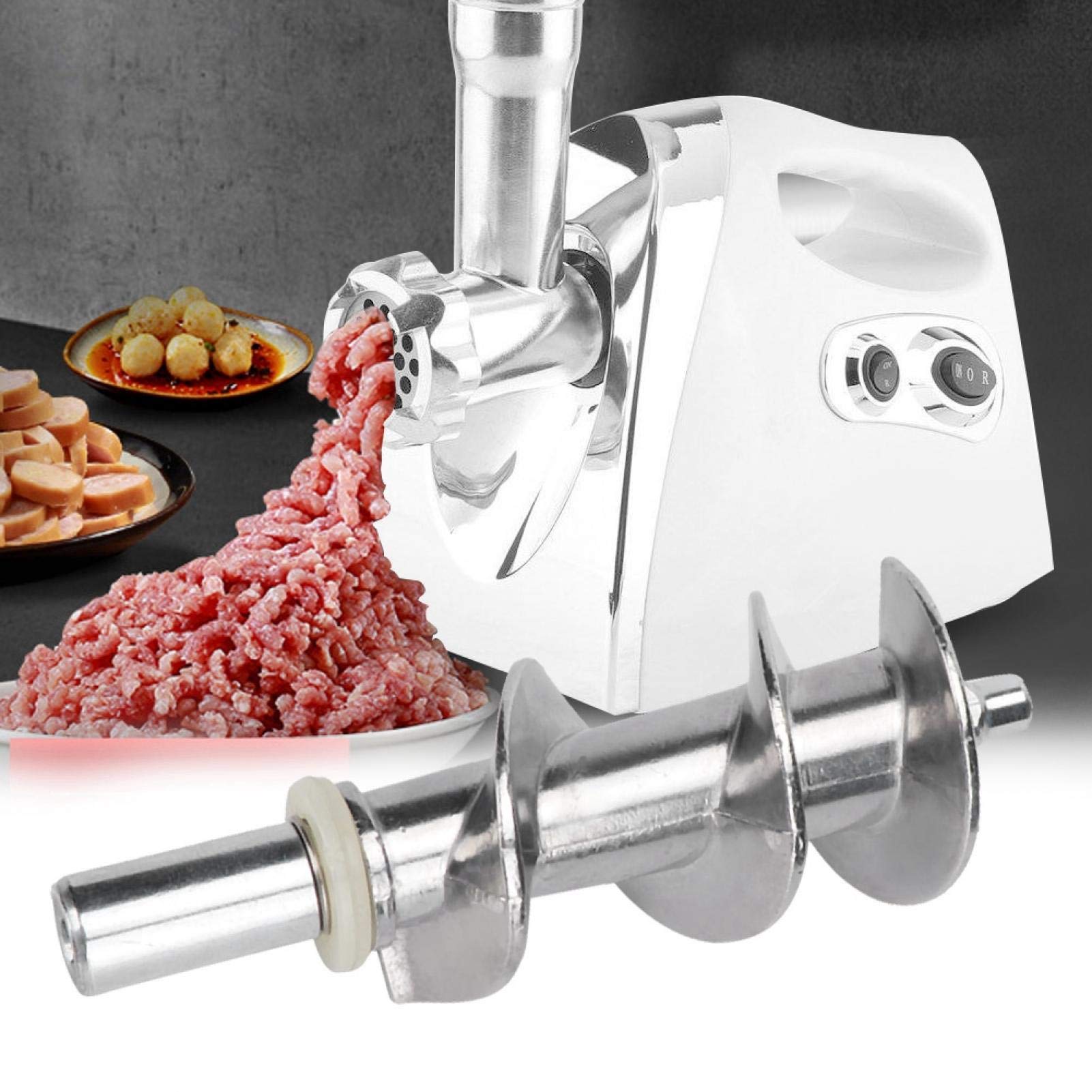 Premium Stainless Steel Food Grinder Attachment - Heavy Duty Meat Grinder Accessory for KitchenAid Mixers, Easy Installation & Durable Design - Perfect for Grinding Meat, Vegetables, and Making Sausages at Home