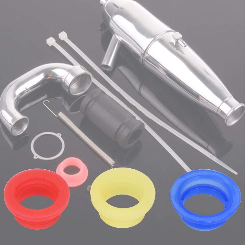 High-Performance Tbest Exhaust Pipe Tubing Joint Silicone Gasket - Engine Exhaust Adapter for HSP 1/8 RC Cars - Durable & Heat-Resistant Model Car Accessories - Perfect for RC Car Racing & Off-Road Performance Upgrades