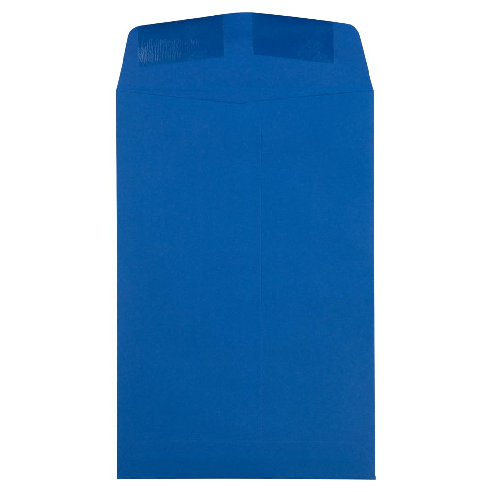 Premium JAM PAPER 6x9 Open End Catalog Envelopes - Presidential Blue - 500/Box Bulk Pack for Business Mailings, Invoices & Marketing Materials