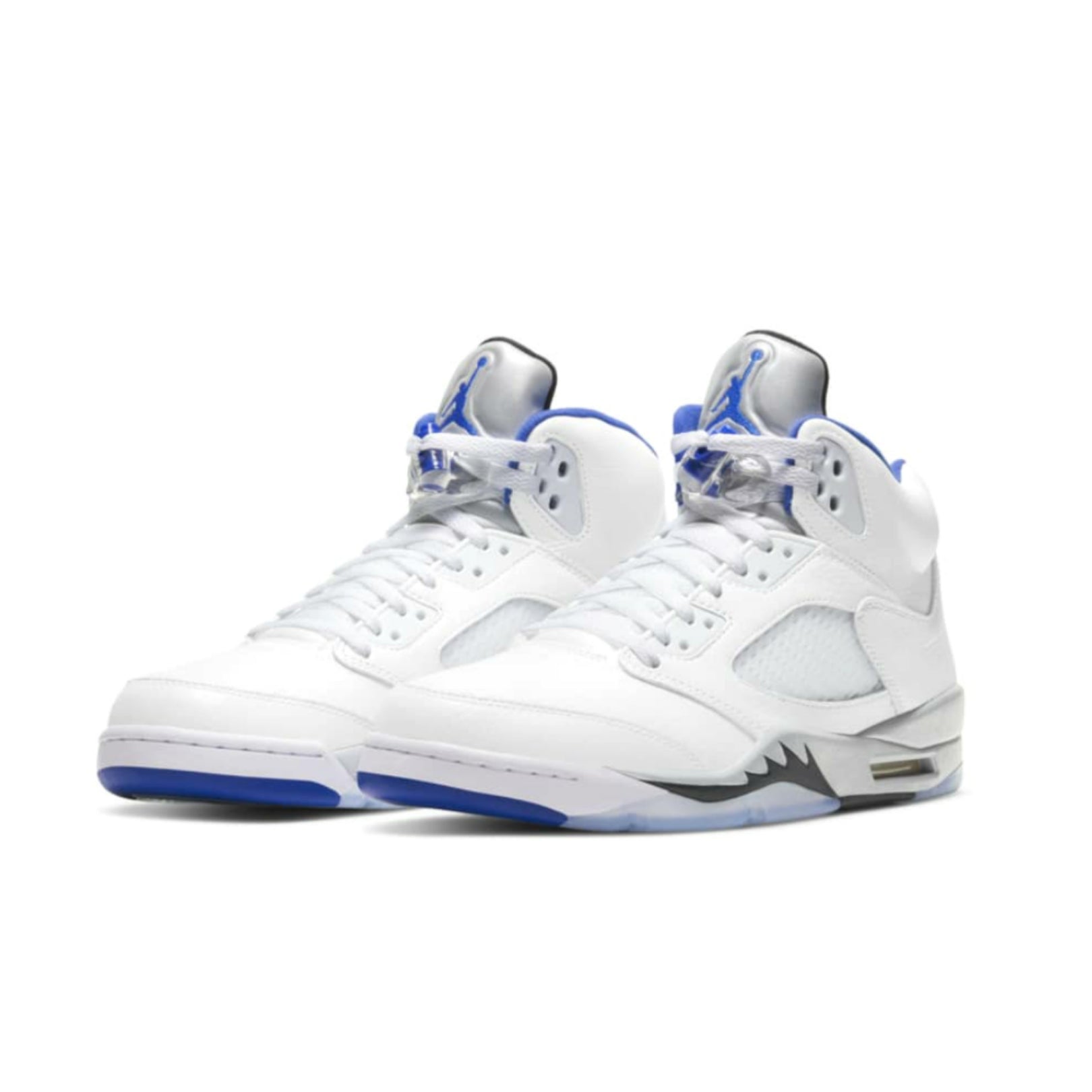 Air Jordan 5 Retro 2021 White Stealth Men's Basketball Shoes - Perfect for Streetwear & Sneaker Collection
