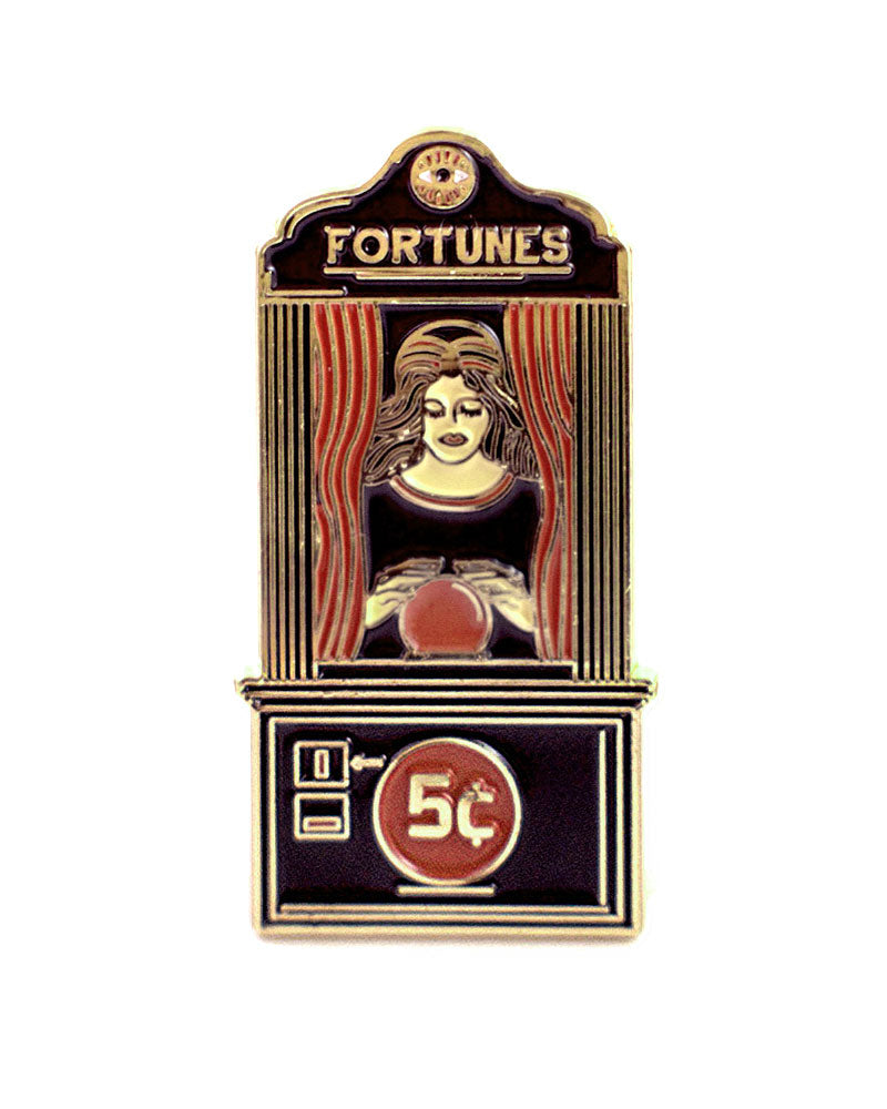 Fortune Teller Pin - Mystical Crystal Ball Brooch for Psychic Readings & Spiritual Jewelry | Perfect for Tarot Readers, Halloween Costumes & Witchy Fashion Accessories