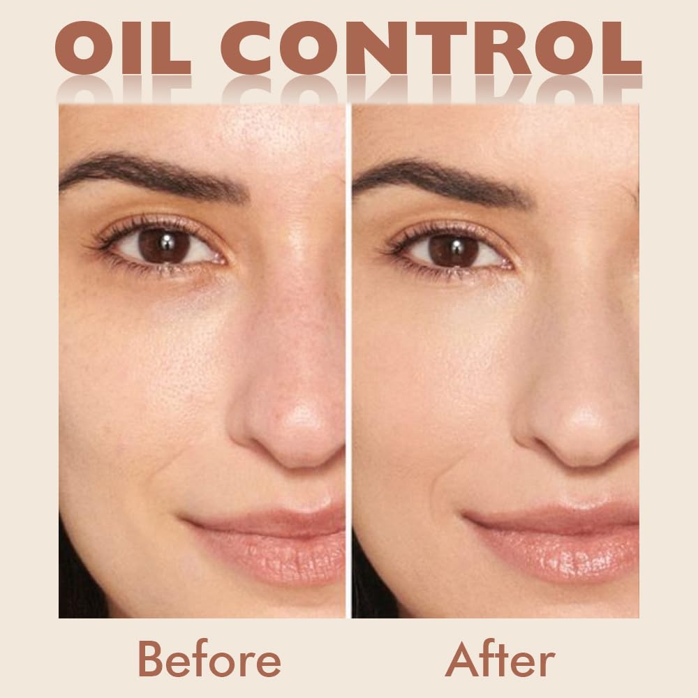 Oil Control Matte Perfection Face Pressed Powder - Matte Smooth Flawless Setting Makeup Powder | Waterproof Long-Lasting & Cruelty-Free | 0.35oz (02 Natural Beige) | For Daily Wear, Photo Shoots & Touch-Ups