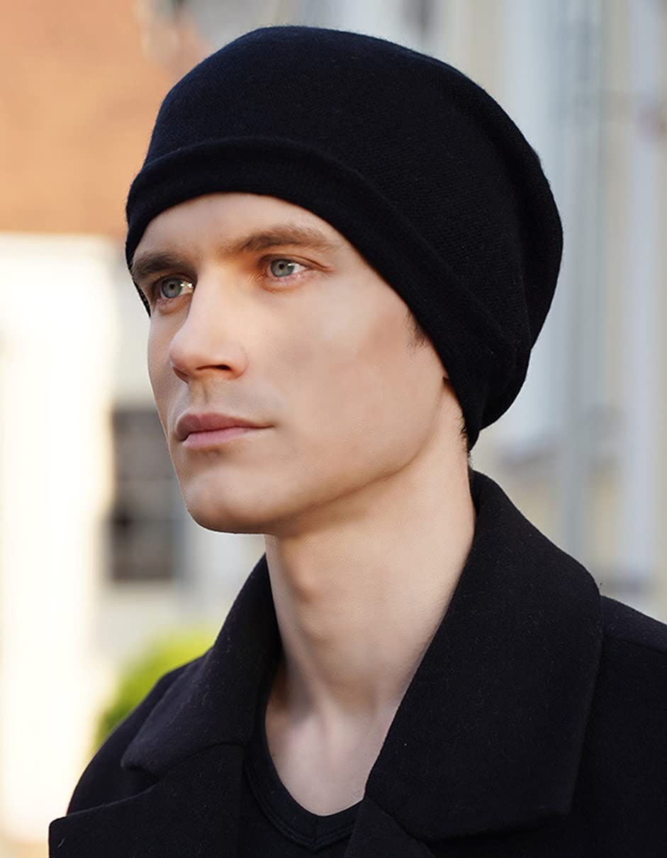 Soft Cashmere Slouchy Knit Beanie Hat for Women - Winter Warm Wool Knitted Skull Cap | Cozy Christmas Gift & Hip-Hop Fashion Accessory | Perfect for Cold Weather, Outdoor Activities & Street Style