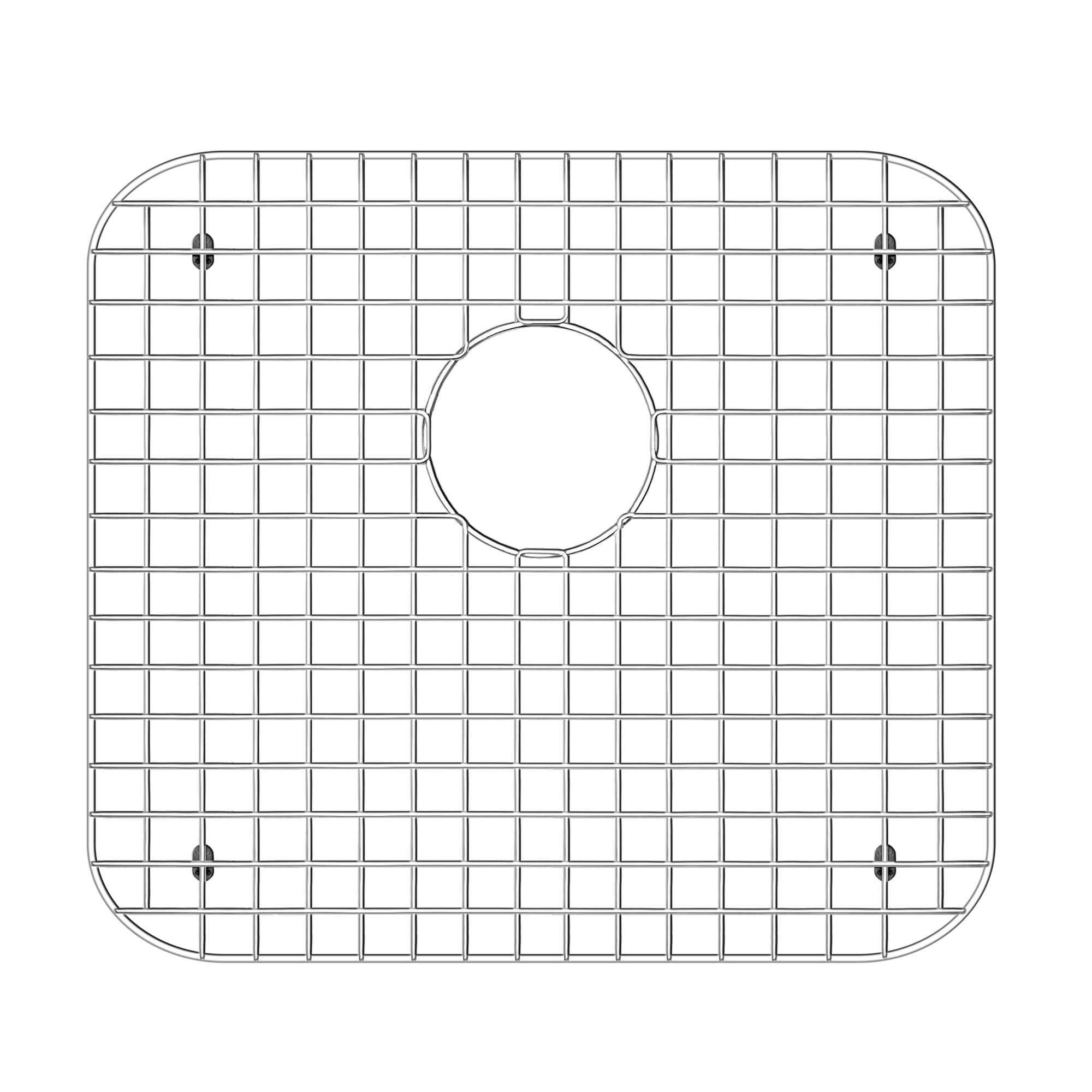 Whitehaus Collection WHN3320LG Stainless Steel Kitchen Grid Organizer - Perfect for Pots, Pans & Utensils Storage in Modern Kitchens