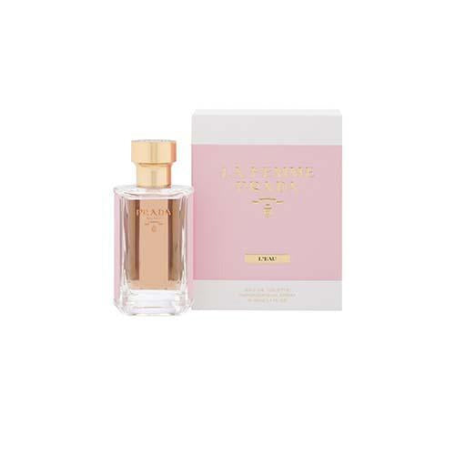 Prada La Femme Leau Eau de Toilette 50ml for Women - Fresh Floral Fragrance for Daytime & Evening Wear