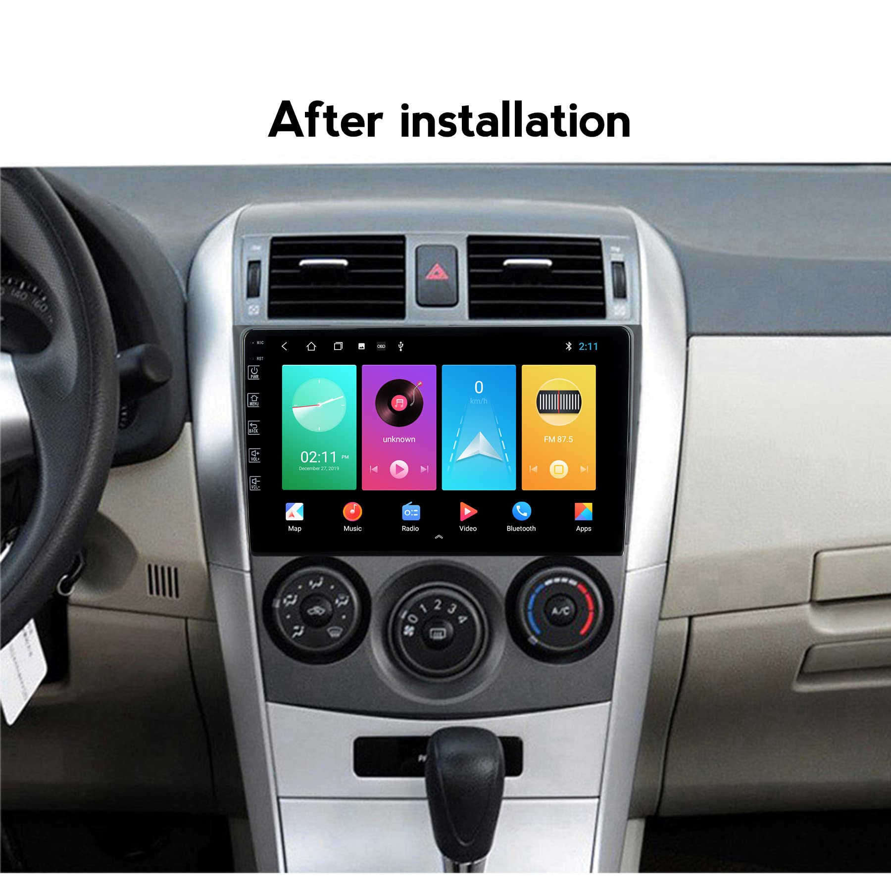 Android 10 Car Stereo for Toyota Corolla 2009-2012 | 9