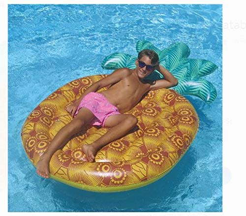 Swimline Pool Pizza Slice & Giant Inflatable Pineapple Float Bundle - Fun Summer Pool Party Floats for Adults & Kids - Perfect for Backyard Pools, Beach Vacations & Water Activities