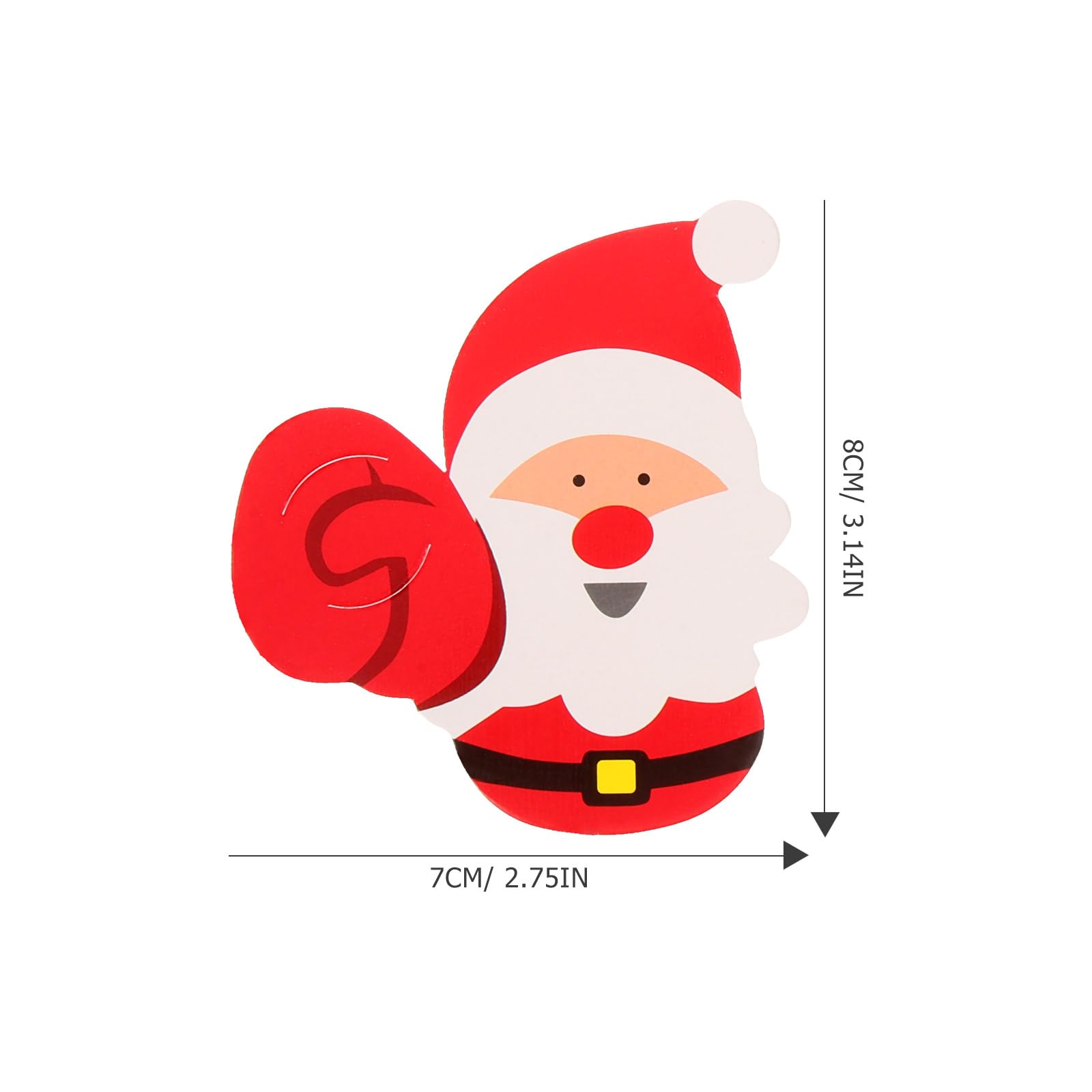 150pcs Christmas Lollipop Paper Cards - Santa Penguin Deer Cartoon Candy Holder Decorations for Holiday Parties, DIY Crafts & Gift Wrapping