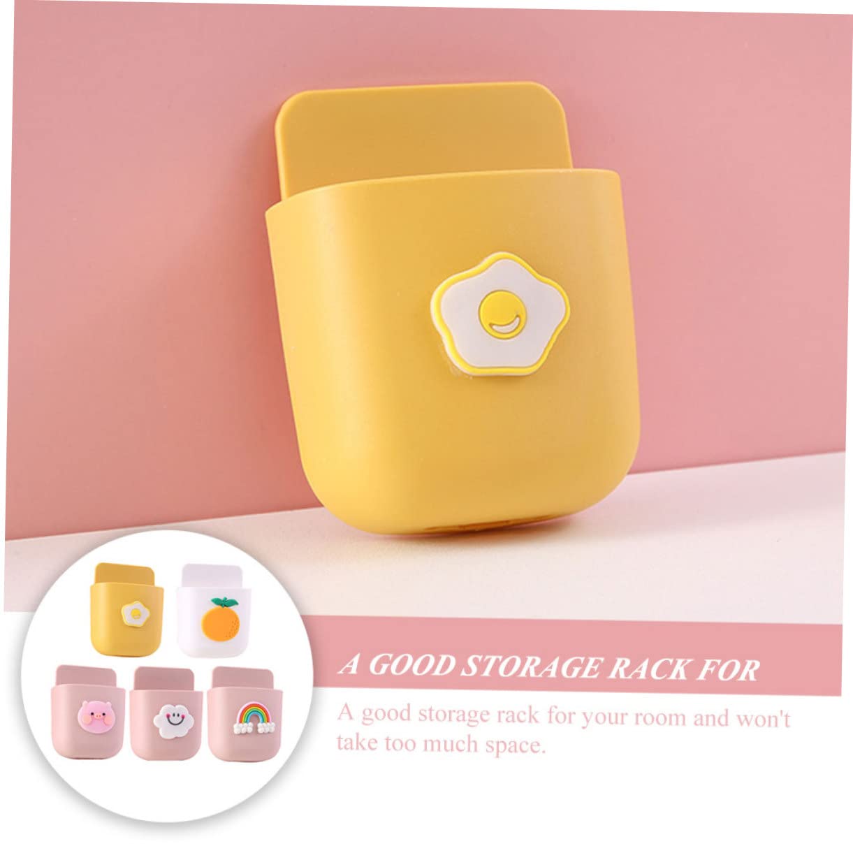 Cabilock Wall Mount Remote Control Holder - Organize Makeup & Essentials