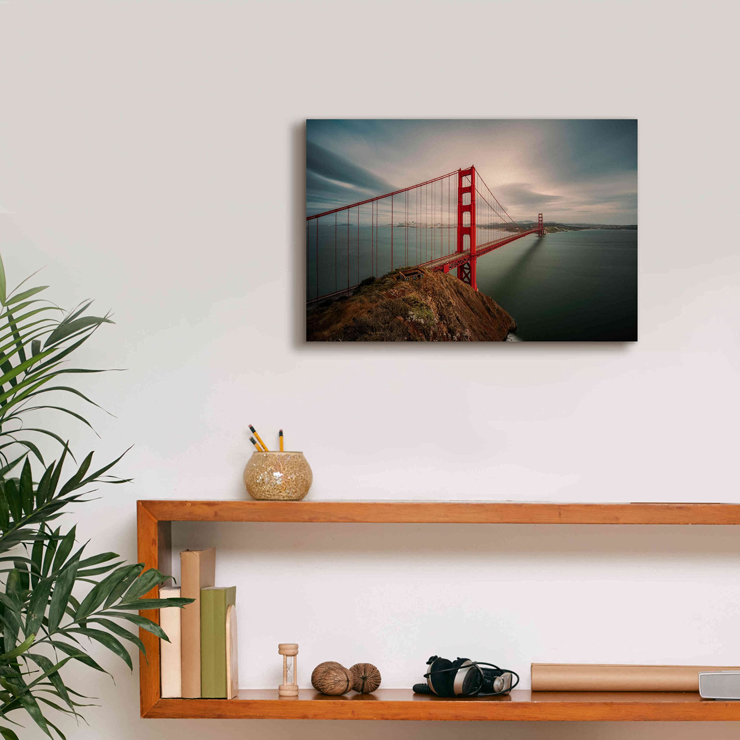 Epic Graffiti 'Batteries Spencer' by Bruce Getty - Premium Giclee Canvas Wall Art Print 18x12 Inches - Perfect for Living Room, Bedroom & Office Decor