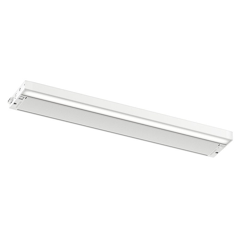 6U Series 2700K/3000K 22 LED Under Cabinet Lighting Fixture - Warm White Dimmable LED Strip Lights for Kitchen, Bar, Bookshelf & Countertop Illumination