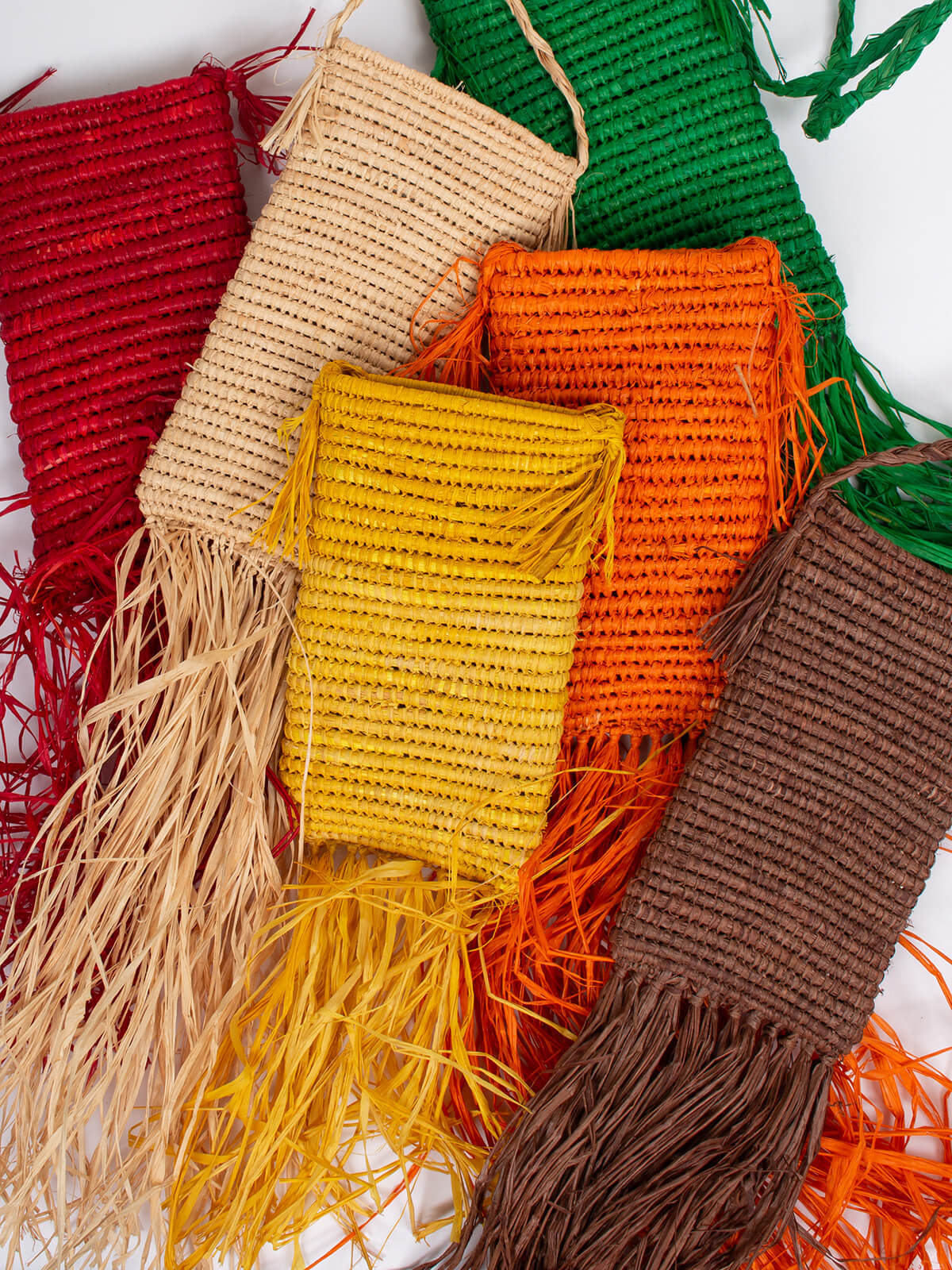 Raffia Tassel Handbag - Small Woven Straw Crossbody Purse for Women | Beach Vacation, Summer Outings & Boho Fashion Accessory