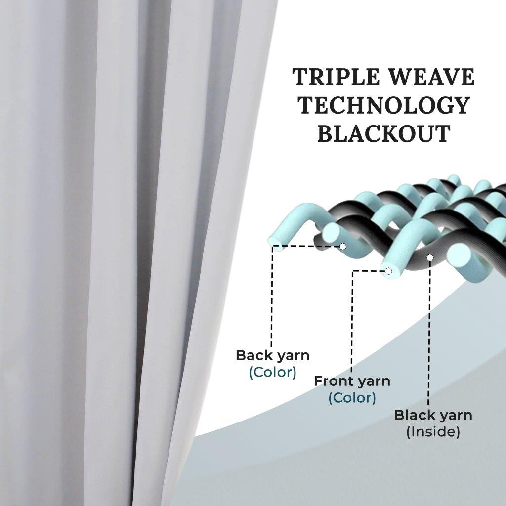 Blackout Curtains with Grommet Top - Solid Classic Modern Window Treatment for Bedroom & Living Room - Noise Reducing & Energy Saving