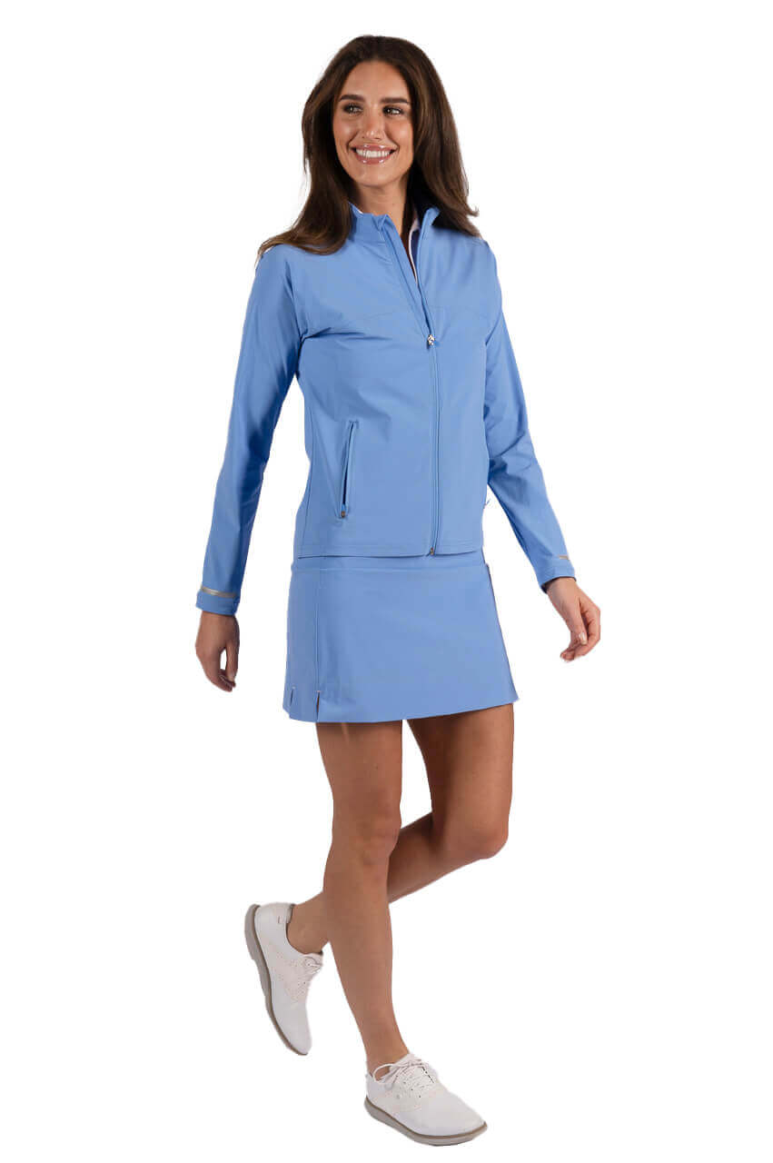 Zoo Blue Athletic Jacket for Men & Women - Lightweight, Breathable, Water-Resistant for Running, Gym, and Outdoor Sports