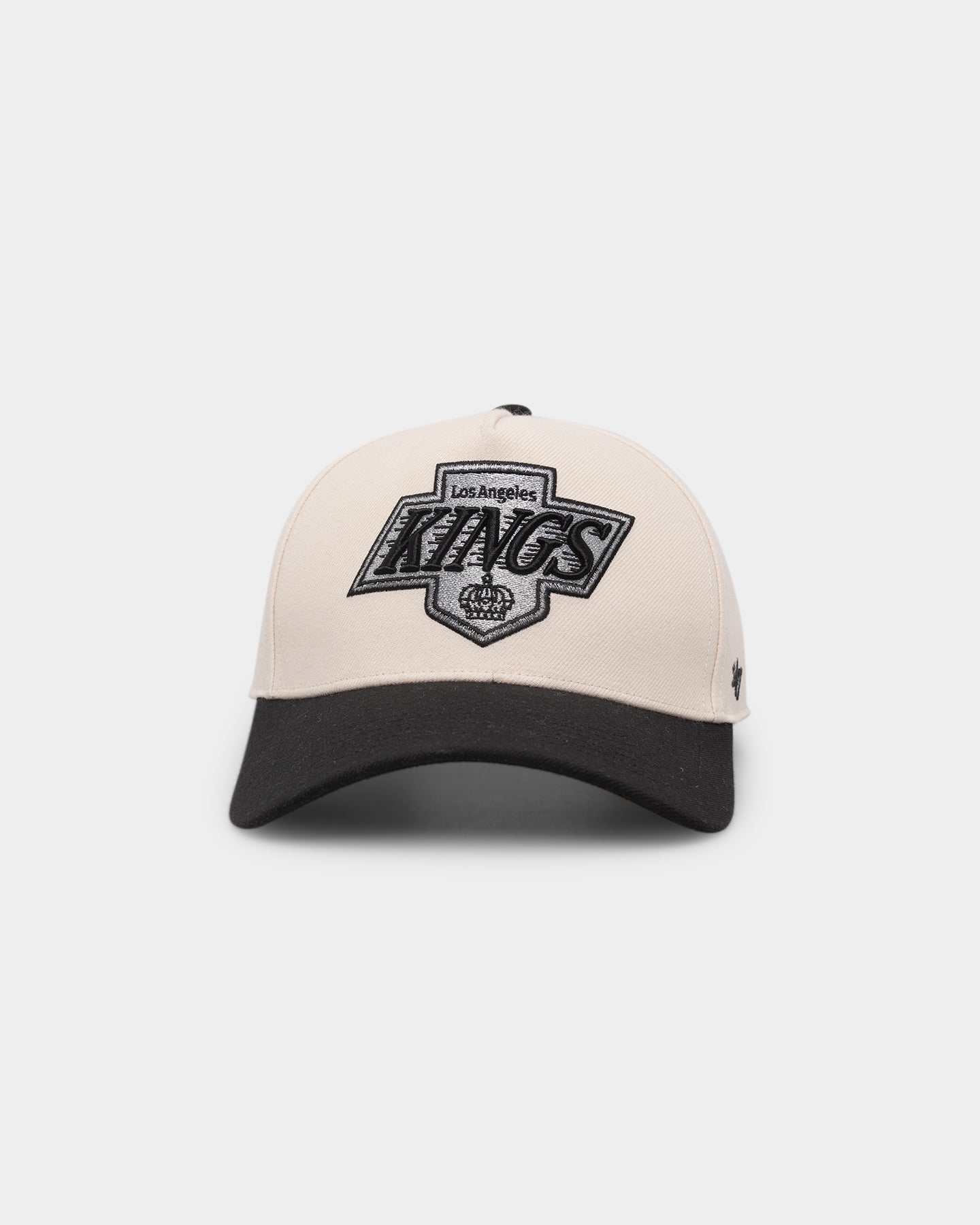 47 Brand Los Angeles Kings 'LA Kings vs Arizona Coyotes' 47 MVP DT Snapback Hat - Adjustable Natural/Black Baseball Cap for NHL Fans, Sports Enthusiasts - Perfect for Games, Tailgating, and Casual Wear