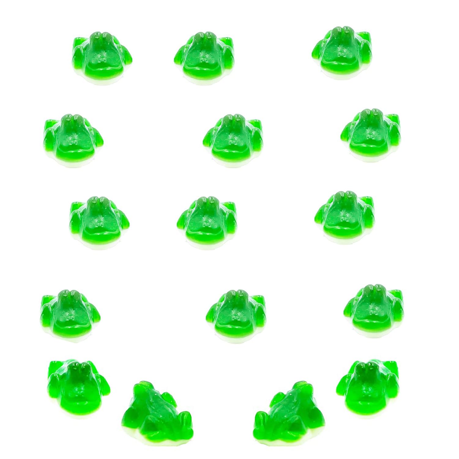 Fruidles Green Frogs Gummy Candy - 1lb Bulk Bag of Delicious Fruit Flavored Chewy Gummies for Kids & Adults - Perfect for Birthday Parties, Halloween Treats & Movie Night Snacks