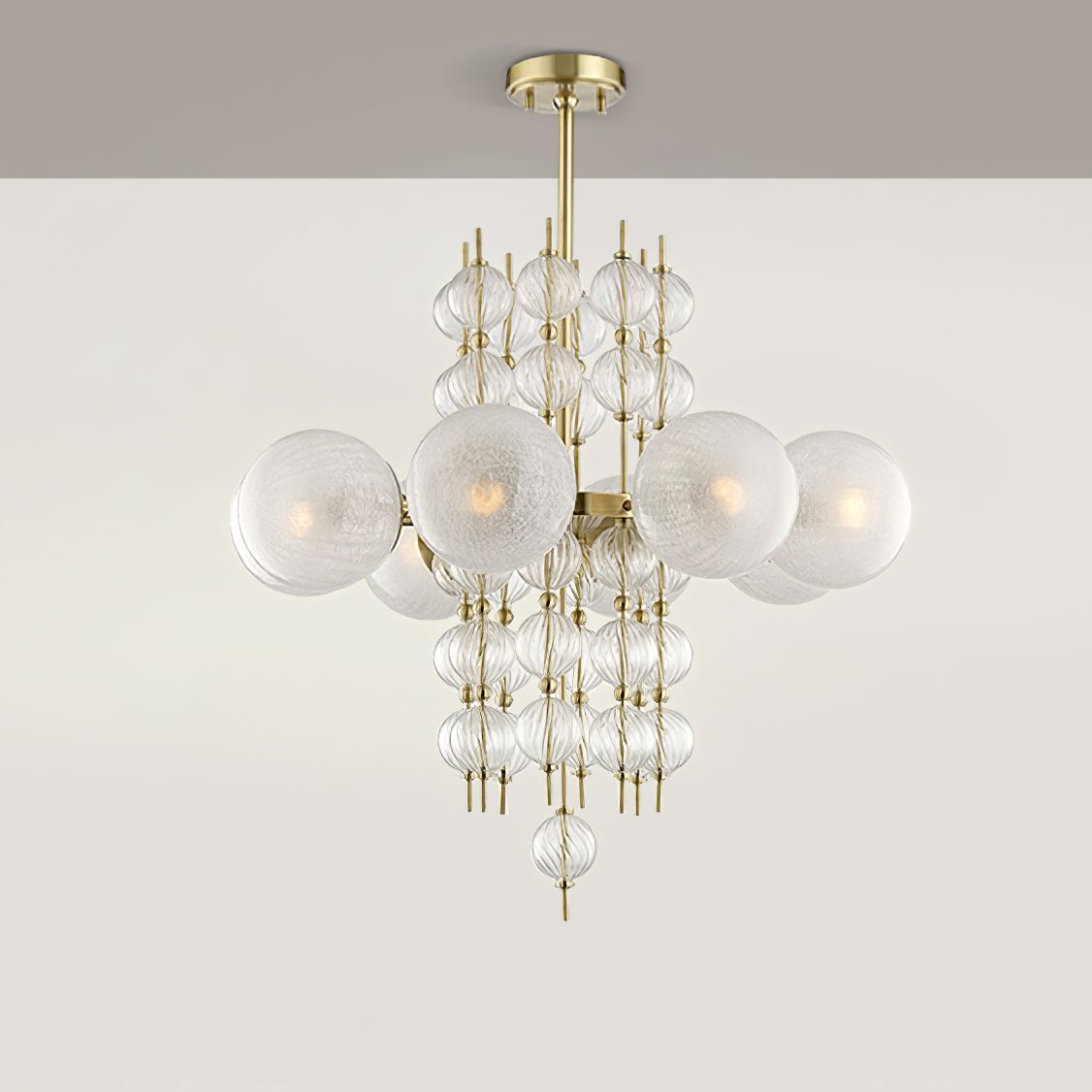 Calypso Chandelier - Elegant Crystal Ceiling Light Fixture for Dining Room, Bedroom & Living Room Decor | Modern Lighting for Home & Office