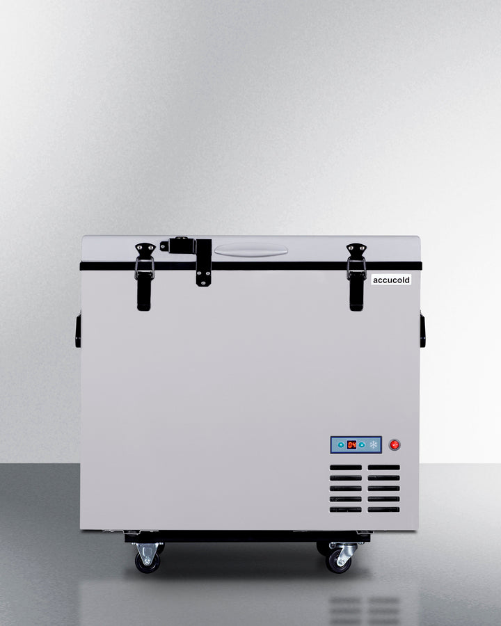 Accucold SPRF86M2 Portable Refrigerator and Freezer with Secure Lock - Perfect for Road Trips, Camping, and Outdoor Adventures
