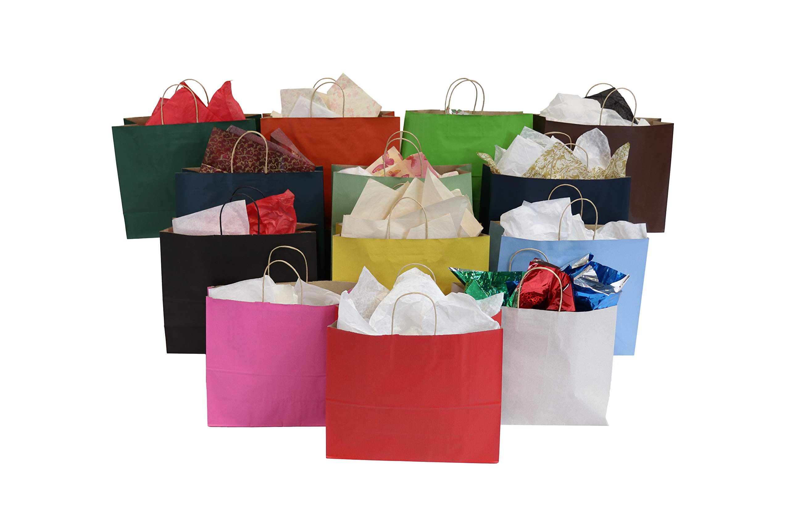 Eco-Friendly Kraft Paper Tote Bags - 16