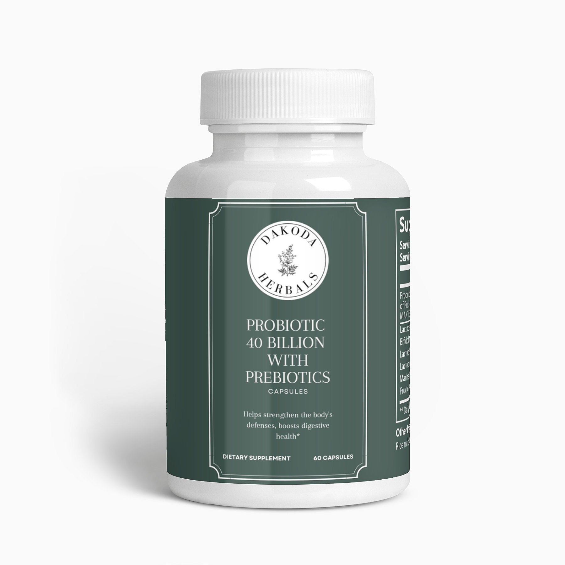 40 Billion CFU Probiotic with Prebiotics for Digestive Health & Immune Support - Daily Gut Wellness Supplement for Men & Women