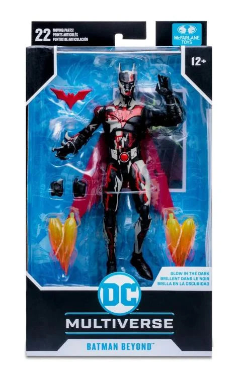 Batman Beyond DC Multiverse Action Figure - Glow in the Dark Collectible for DC Fans | Perfect for Display, Gifts & Comic Book Collections