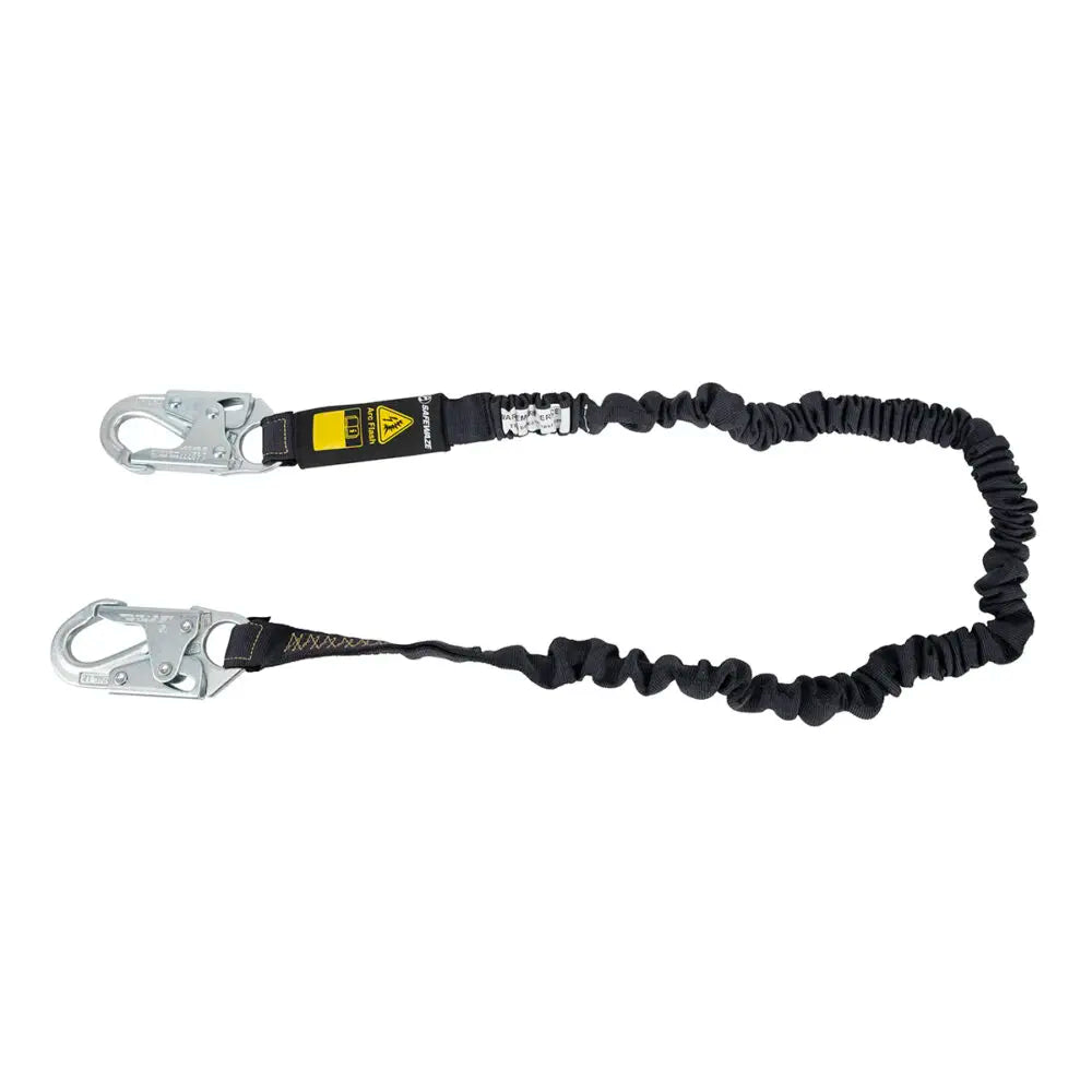 Arc Flash 6' Internal Energy Absorbing Lanyard - Aramid Fiber Safety Lanyard with Snap Hook for Electrical Work & Fall Protection | OSHA Compliant for Utility Workers & Linemen