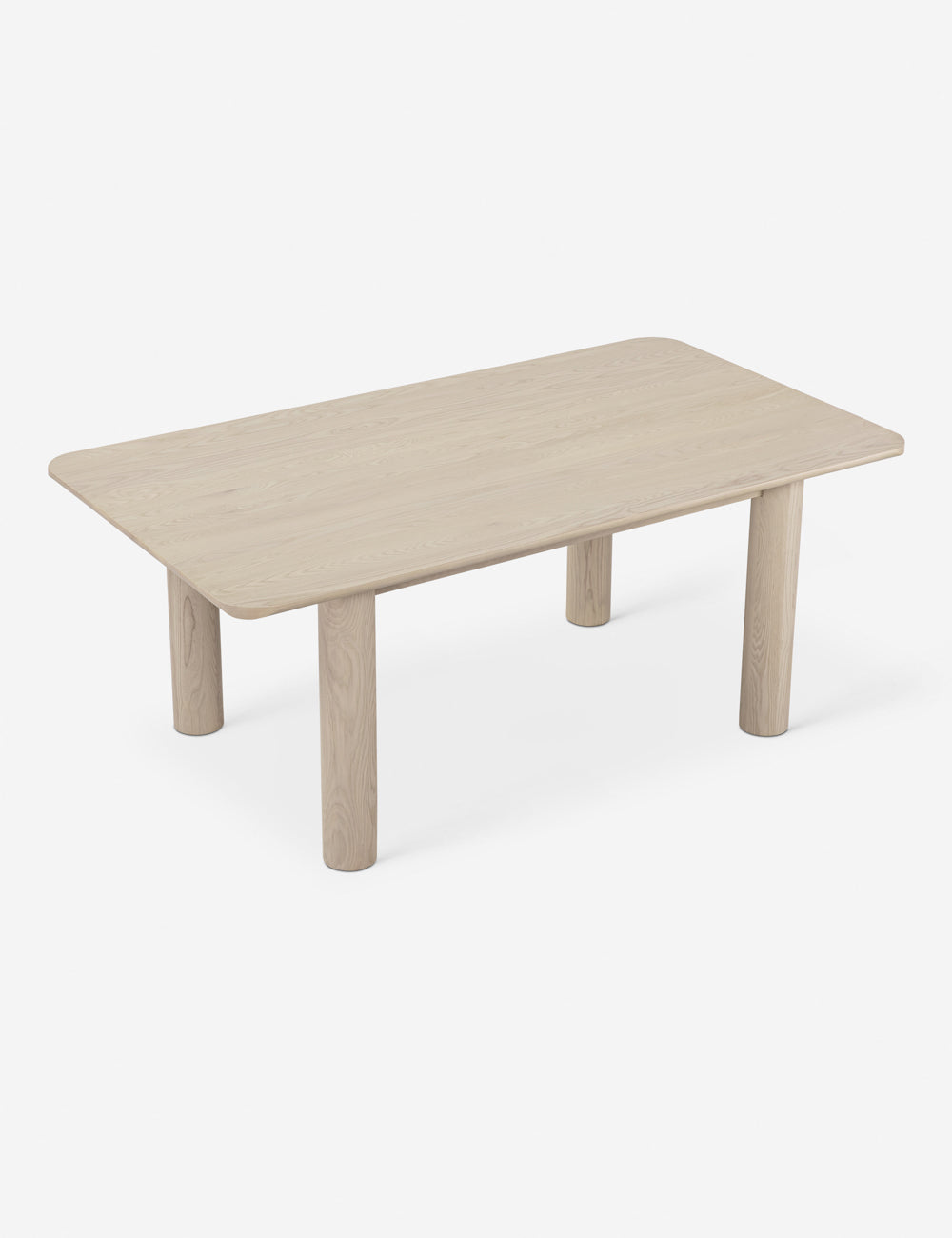Sun at Six Arc Dining Table - Modern Solid Wood Dining Table for Kitchen & Dining Room - Perfect for Family Gatherings & Dinner Parties