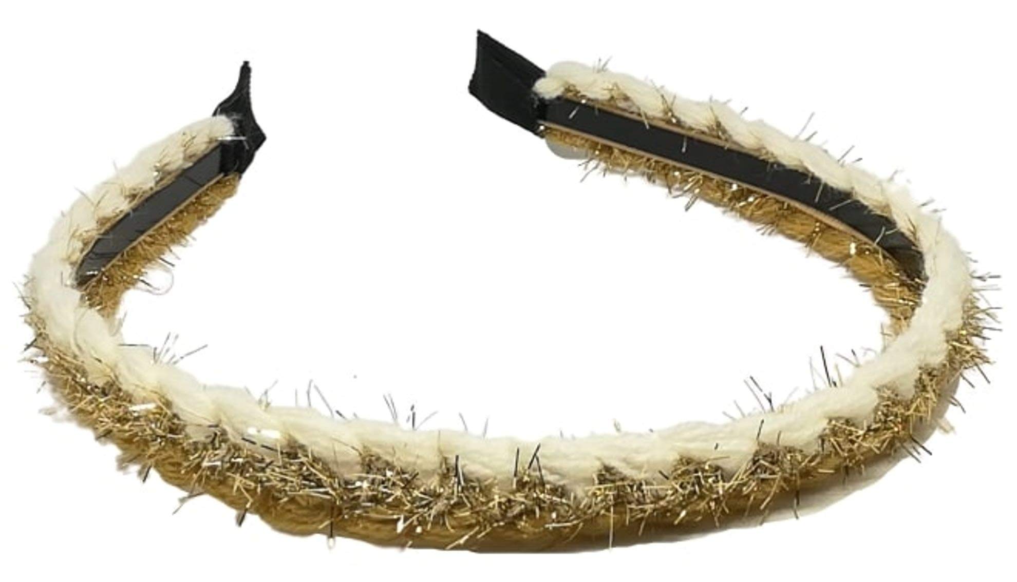 Kanthan Women's Fashion Hair Accessories - Braided Metal Headband with Fringe for Boho Style | Perfect for Parties, Weddings, and Everyday Wear