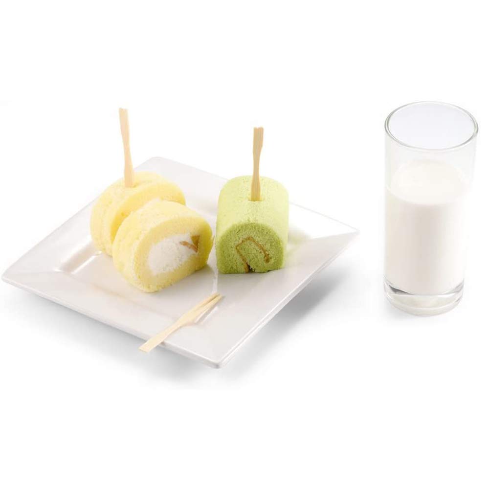 200 Pcs 3.5 Inch Bamboo Forks - Eco-Friendly Wooden Appetizer Forks & Mini Food Picks for Party, Wedding, Banquet, Buffet, Catering - Perfect for Appetizers, Cheese, Fruits, Desserts and Daily Use