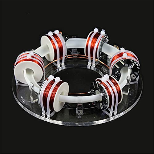 Yuhappy Ring Accelerator Cyclotron High-Tech Physics DIY Kit - STEM Educational Toy for Kids & Teens (6 Coil) - Perfect for Science Projects, Classroom Demonstrations & Gift Ideas