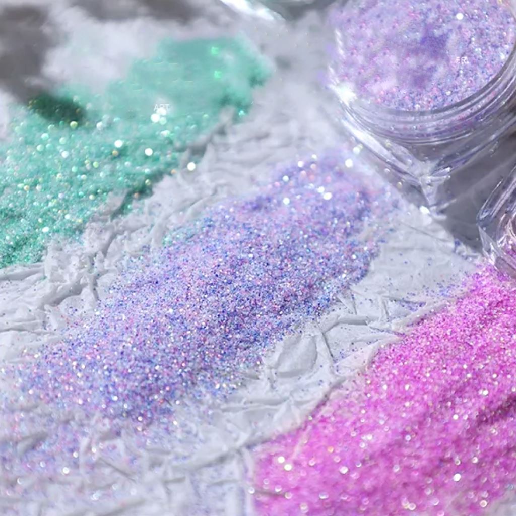 Shiny Fine Glitter Powder for Crafts - Sea Salt Series | DIY Art, Nail Art, Scrapbooking & Home Decor