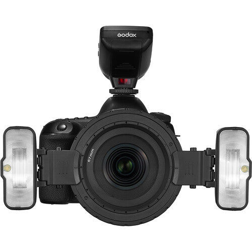 Godox MF12 Macro Flash 2 Light Kit - Professional Macro Photography Lighting for Jewelry, Insects & Small Objects - Perfect for Product Photography & Close-Up Shooting
