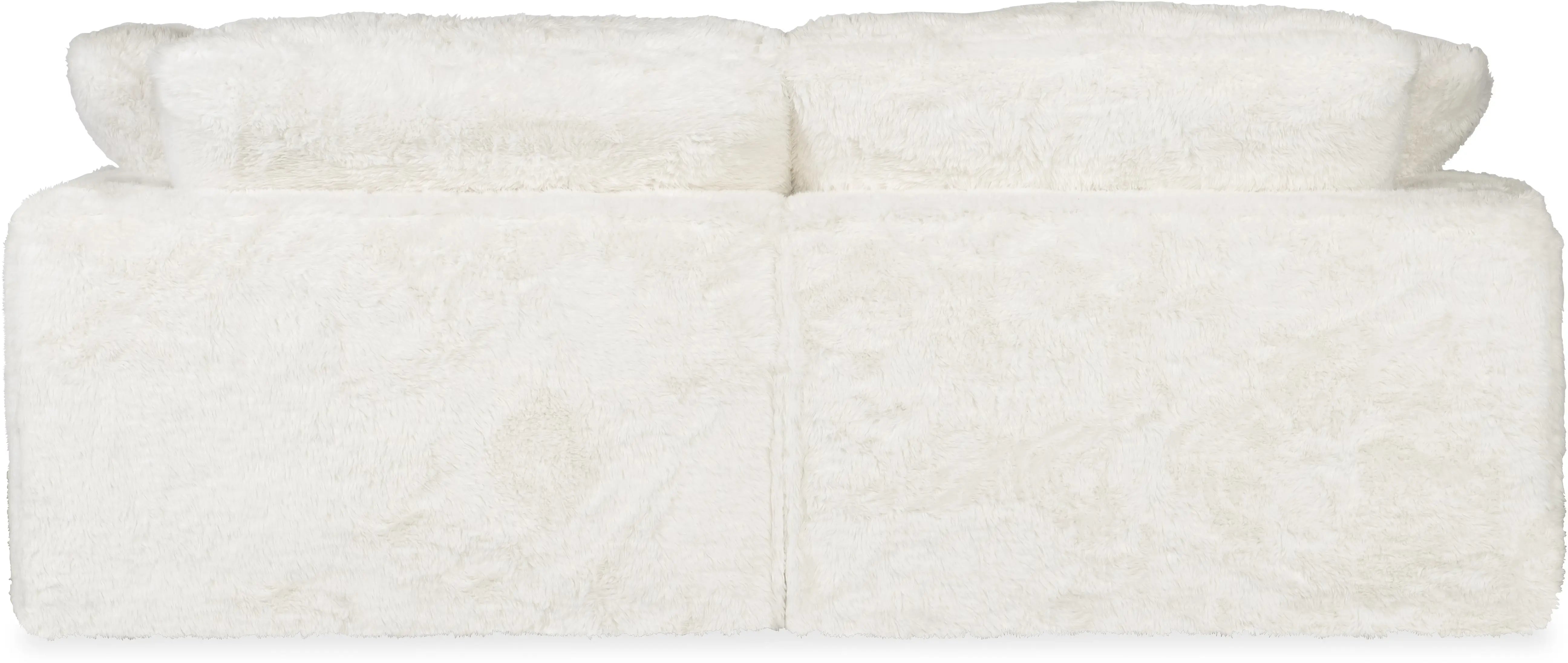 Comfortable Barefoot Two-Seat Sofa for Living Room - Modern Minimalist Design for Small Spaces, Perfect for Apartments and Cozy Homes