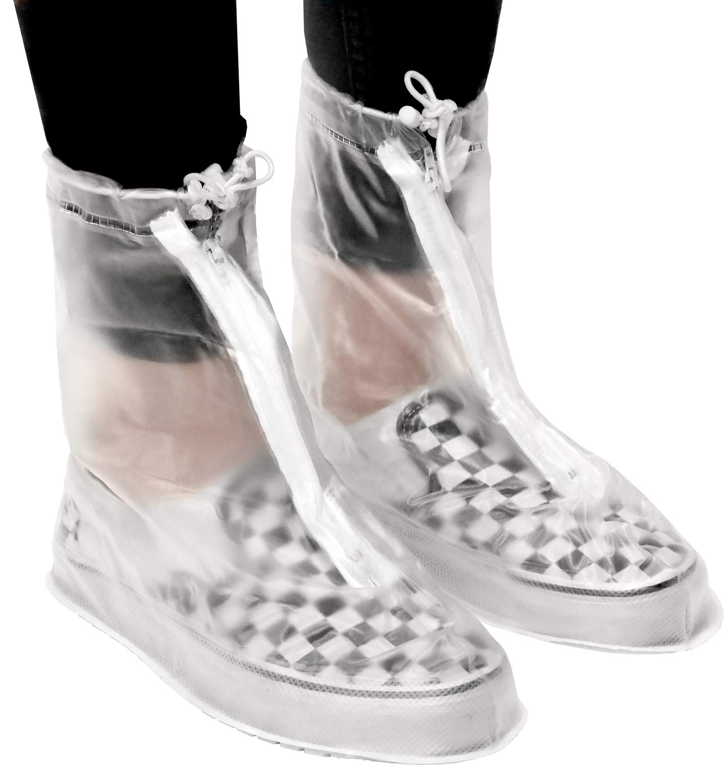 Waterproof Rain Shoe Covers for Men & Women - Reusable Non-Slip Overshoes & Galoshes | Perfect for Commuting, Hiking & Outdoor Activities