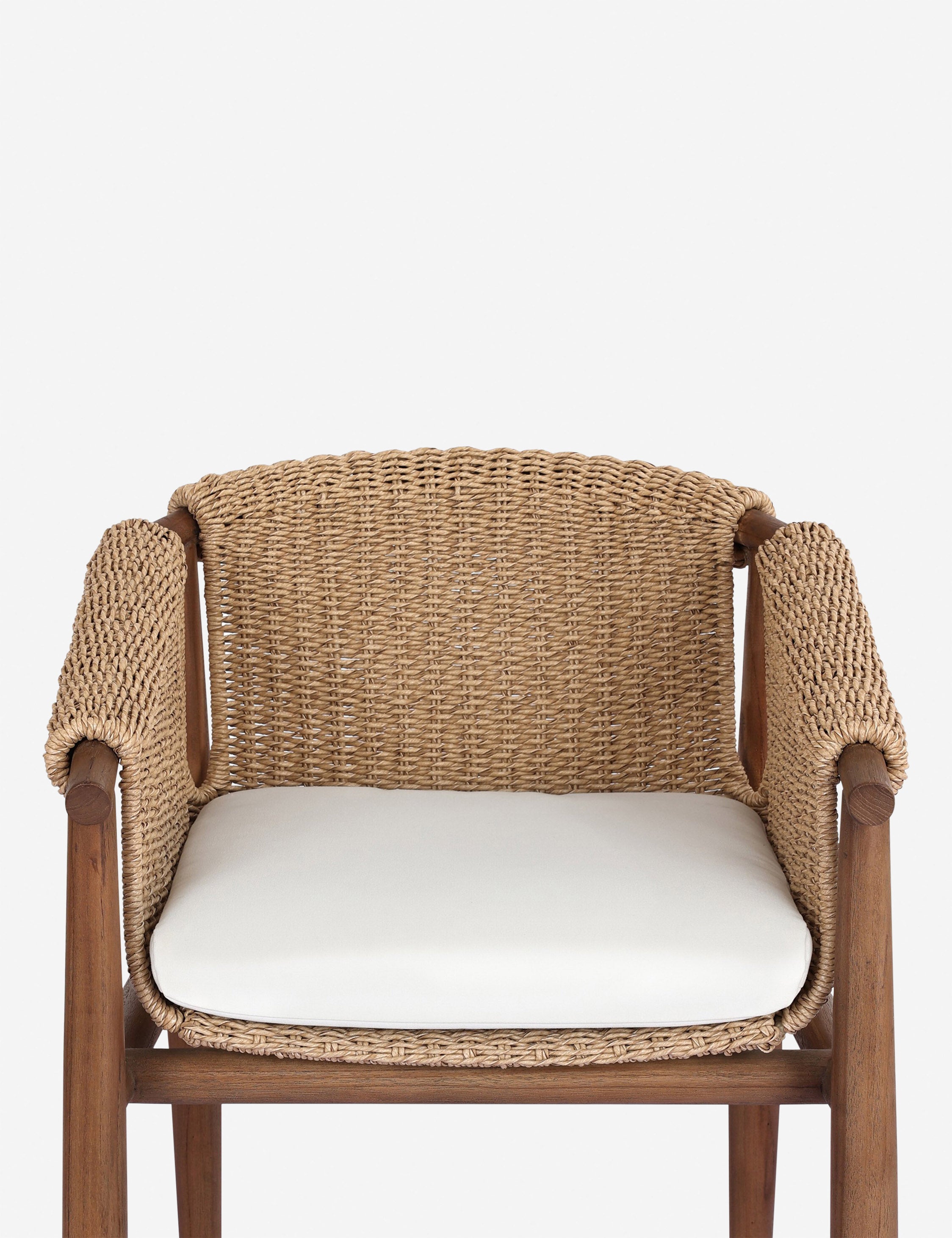 Cantrelle Outdoor Dining Chair - Weather-Resistant Patio Furniture for Garden, Poolside & Backyard - Comfortable & Durable Dining Chairs for Outdoor Entertaining