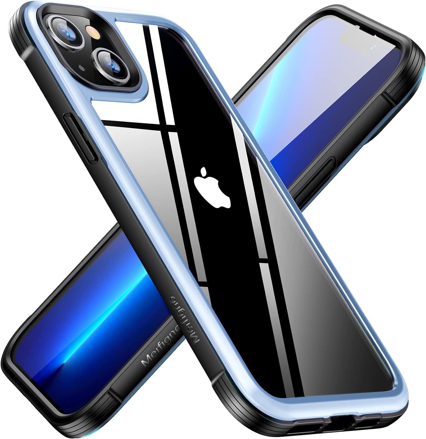 Premium iPhone 14 Plus Case (6.7 inch) - Military-Grade Shockproof Protection with Changing Aluminum Frame | Iridescent Design | Perfect for Outdoor Adventures & Daily Protection