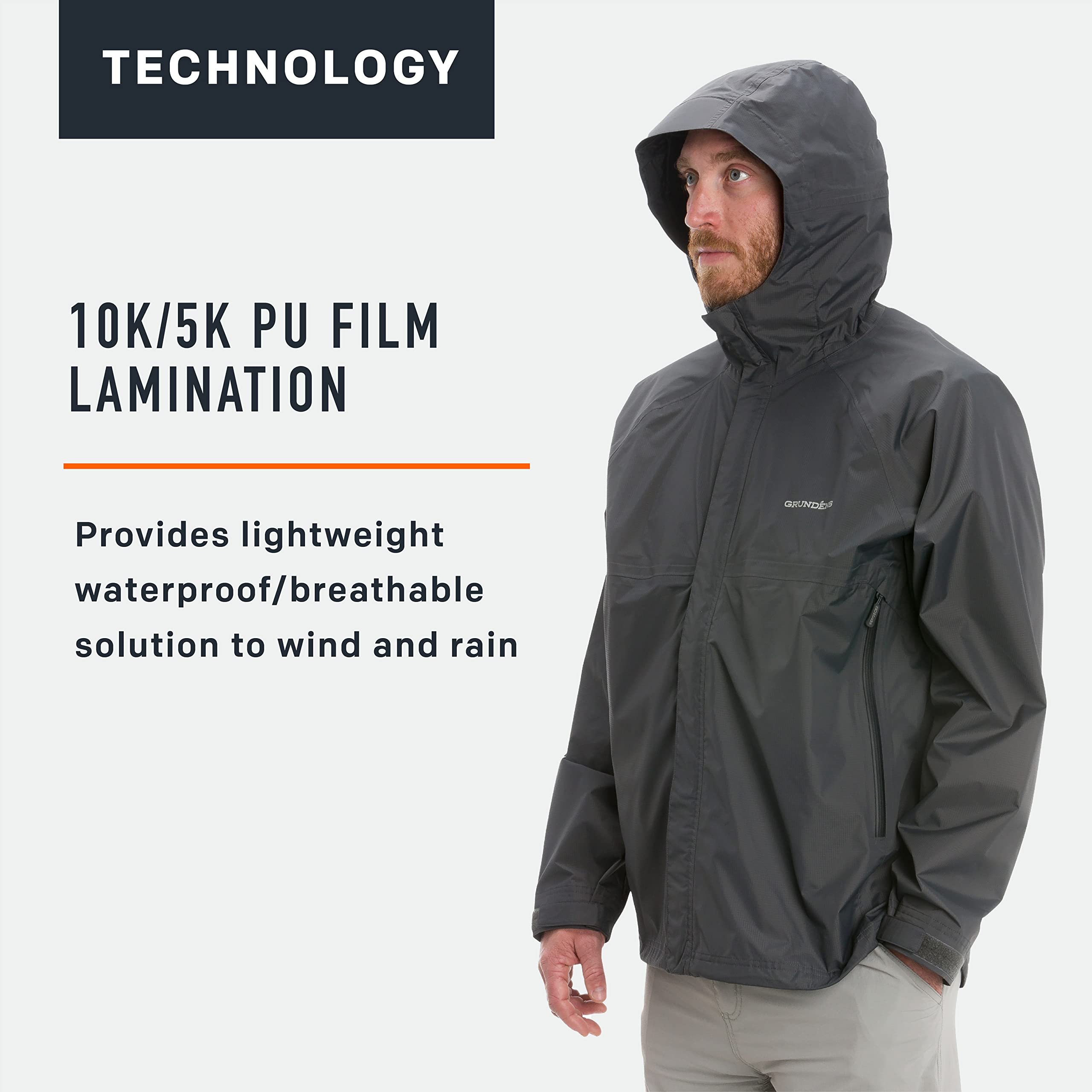 Grundéns Trident Jacket - Waterproof Fishing Jacket for Men & Women - Windproof & Breathable Outdoor Gear - Perfect for Fishing, Boating, and Harsh Weather Conditions