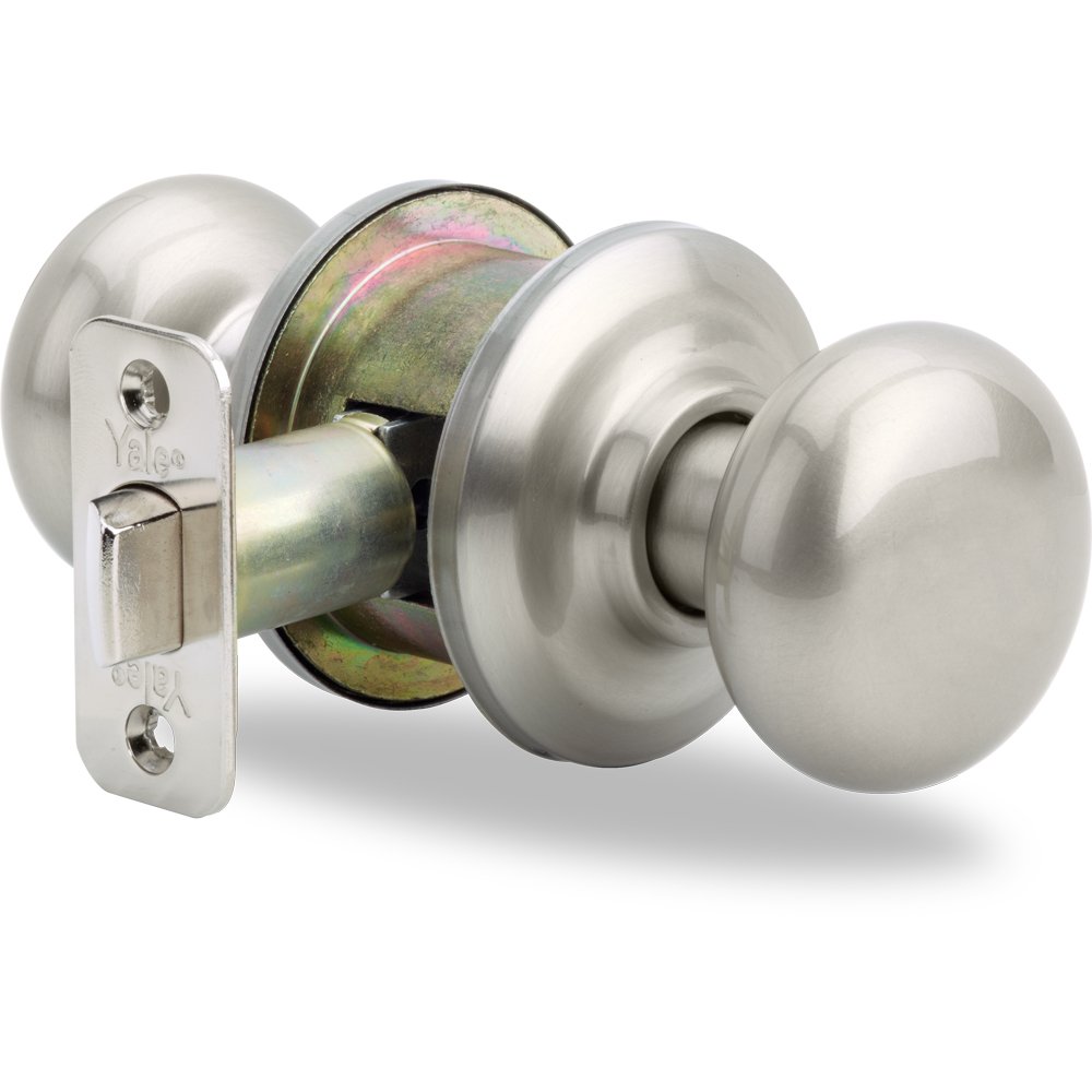 Yale Security D3106N01 Cambridge Knob - Premium Door Knob Lock for Home & Office Security - Ideal for Bedrooms, Bathrooms, and Interior Doors